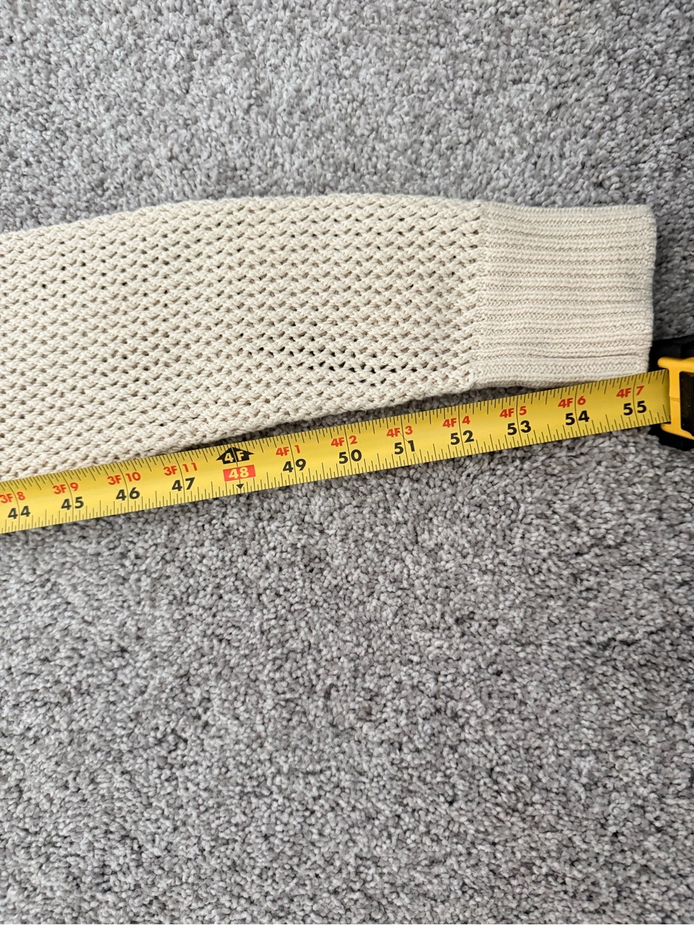 Evereve Open-Knit Crewneck Sweater in Cream - Picture 13 of 16